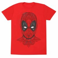   Rövid ujjú póló Deadpool Tattoo Style Piros Unisex MOST 31479 HELYETT 17668 Ft-ért!