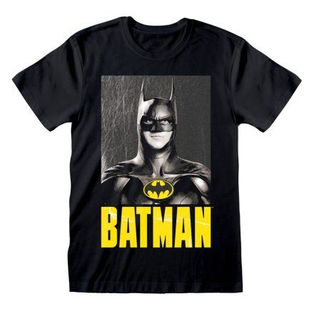 Rövid ujjú póló Batman Keaton Batman Fekete Unisex MOST 16606 HELYETT 7937 Ft-ért!