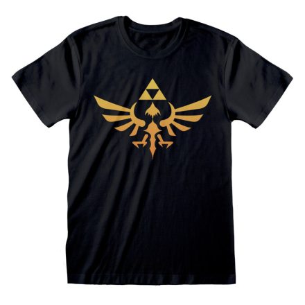 Rövid ujjú póló The Legend of Zelda Hyrule Logo Fekete Unisex MOST 16606 HELYETT 7937 Ft-ért!