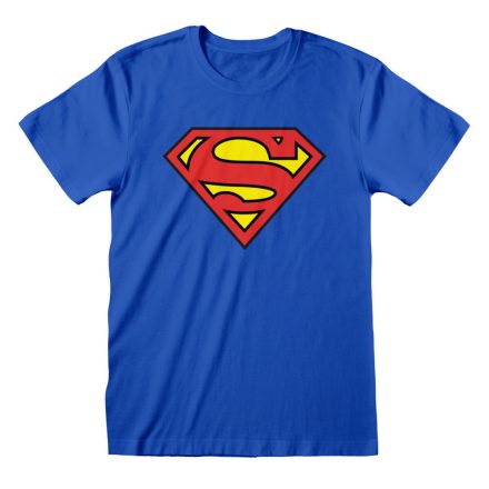 Rövid ujjú póló Superman Logo Kék Unisex MOST 16606 HELYETT 7937 Ft-ért!