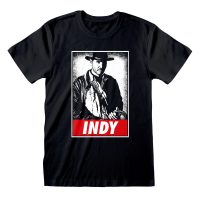   Rövid ujjú póló Indiana Jones Indy Fekete Unisex MOST 31479 HELYETT 17668 Ft-ért!