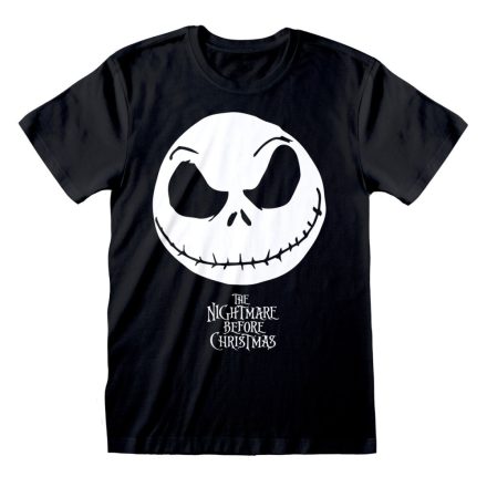 Rövid ujjú póló The Nightmare Before Christmas Jack Face Fekete Unisex MOST 16606 HELYETT 7937 Ft-ért!