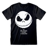   Rövid ujjú póló The Nightmare Before Christmas Jack Face Fekete Unisex MOST 16606 HELYETT 7937 Ft-ért!