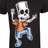 Rövid ujjú póló The Simpsons Skeleton Bart Fekete Unisex MOST 16606 HELYETT 7937 Ft-ért!