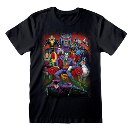 Rövid ujjú póló DC Comics Villains Fekete Unisex MOST 16606 HELYETT 7937 Ft-ért!