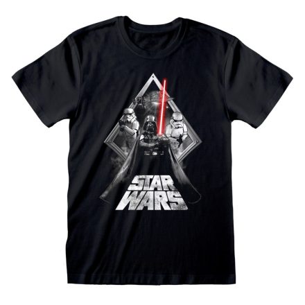 Rövid ujjú póló Star Wars Galaxy Portal Fekete Unisex MOST 16606 HELYETT 7937 Ft-ért!