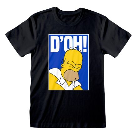 Unisex rövid ujjú póló The Simpsons Doh Fekete MOST 15469 HELYETT 7937 Ft-ért!