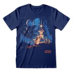   Unisex rövid ujjú póló Star Wars New Hope Vintage Fekete MOST 31479 HELYETT 17668 Ft-ért!