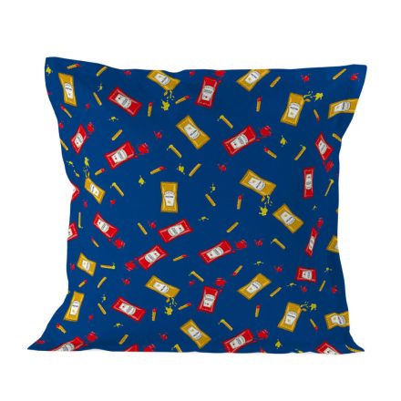 Párnahuzat HappyFriday Baleno Teen Blue Hotdog Többszínű 80 x 80 cm MOST 7348 HELYETT 3787 Ft-ért!