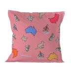   Párnahuzat HappyFriday Baleno Teen Pink Kangaroo Többszínű 60 x 60 cm MOST 6280 HELYETT 3605 Ft-ért!