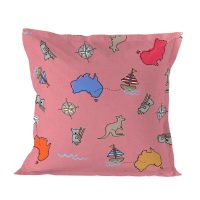   Párnahuzat HappyFriday Baleno Teen Pink Kangaroo Többszínű 60 x 60 cm MOST 6280 HELYETT 3605 Ft-ért!