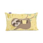   Párnahuzat HappyFriday Moshi Moshi Happy Sloth Többszínű 50 x 30 cm MOST 8693 HELYETT 5151 Ft-ért!