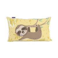   Párnahuzat HappyFriday Moshi Moshi Happy Sloth Többszínű 50 x 30 cm MOST 8693 HELYETT 5151 Ft-ért!