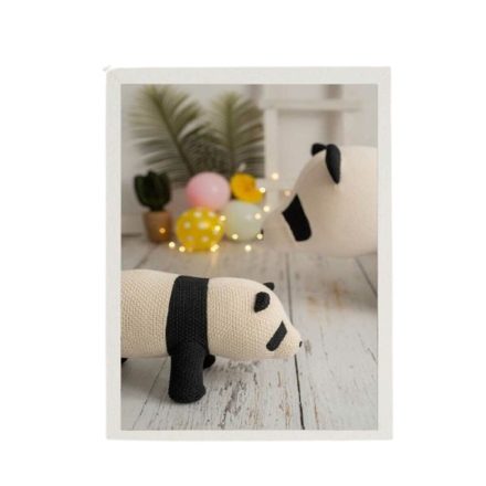 Kép Crochetts Többszínű 33 x 43 x 2 cm Panda Medve MOST 41270 HELYETT 21612 Ft-ért!