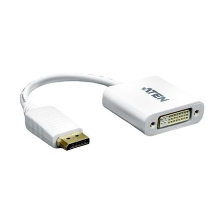 DisplayPort–DVI Adapter Aten VC965-AT Fehér MOST 15500 HELYETT 9276 Ft-ért!