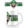 Taza Bögre Super Mario Here We Go! Luigi Fehér Zöld 315 ml MOST 8662 HELYETT 4861 Ft-ért!