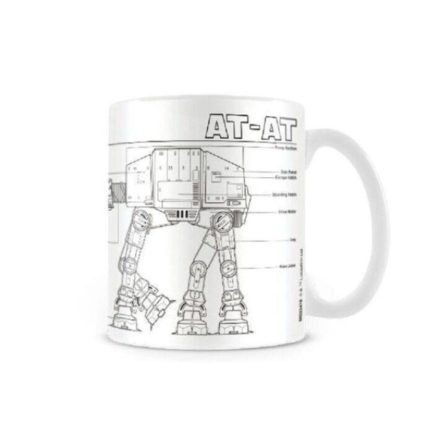 Taza Bögre Star Wars AT-AT Fehér 315 ml MOST 6257 HELYETT 3274 Ft-ért!