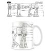 Taza Bögre Star Wars AT-AT Fehér 315 ml MOST 6257 HELYETT 3274 Ft-ért!