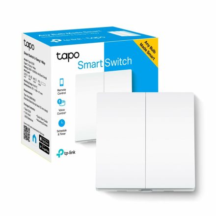 Intelligens kapcsoló TP-Link Tapo S220 Fehér Fekete 1000 W (1 egység) MOST 26451 HELYETT 18875 Ft-ért!