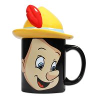   Taza Bögre Pinocchio MUGSDC04 Fekete 400 ml Fedéllel MOST 15817 HELYETT 11285 Ft-ért!