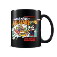   Taza Bögre Super Mario All-Stars Fekete 325 ml MOST 11833 HELYETT 6639 Ft-ért!