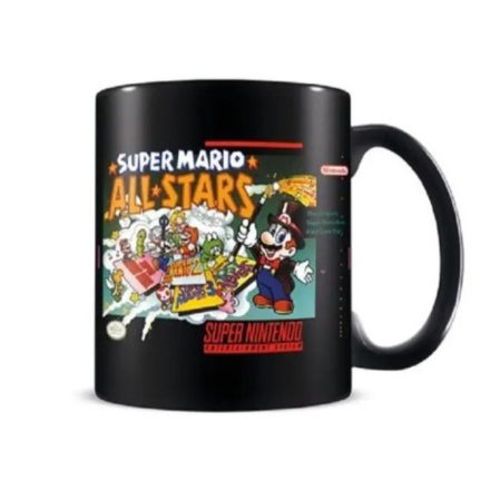 Taza Bögre Super Mario All-Stars Fekete 325 ml MOST 11833 HELYETT 6639 Ft-ért!