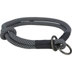   Kutyakiképző nyakörv Trixie Soft Rope Fekete Szürke S/M 40 cm MOST 17781 HELYETT 9326 Ft-ért!