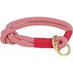   Kutyakiképző nyakörv Trixie Soft Rope Piros Krémszín L/XL 55 cm MOST 19328 HELYETT 10343 Ft-ért!