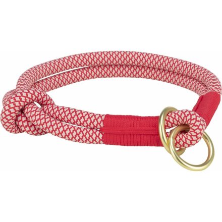 Kutyakiképző nyakörv Trixie Soft Rope Piros Krémszín L/XL 55 cm MOST 19328 HELYETT 10343 Ft-ért!