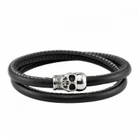   Unisex karkötő Thomas Sabo UB0010-825-11 Ezüst színű Fekete 15 cm MOST 153139 HELYETT 48151 Ft-ért!