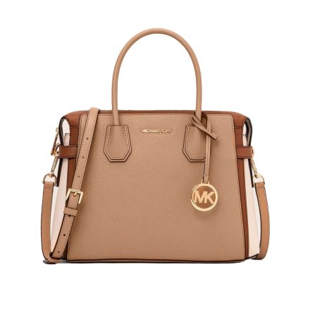 Női Kézitáska Michael Kors MERCER CAMEL MULTI Barna 30 x 23 x 10 cm MOST 522065 HELYETT 134590 Ft-ért!