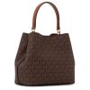 Női Kézitáska Michael Kors PRATT-BROWN Barna 18 X 16 X 9 CM MOST 290036 HELYETT 119212 Ft-ért!