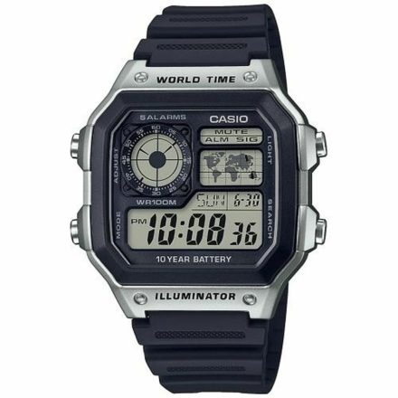 Férfi karóra Casio AE-1200WH-1CVEF Fekete Szürke (Ø 40 mm) MOST 25399 HELYETT 18528 Ft-ért!