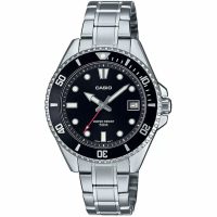   Férfi karóra Casio MDV-10D-1A1VEF Fekete Ezüst színű MOST 58812 HELYETT 46266 Ft-ért!