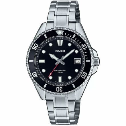 Férfi karóra Casio MDV-10D-1A1VEF Fekete Ezüst színű MOST 58812 HELYETT 46266 Ft-ért!