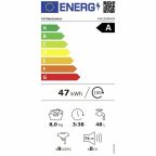   Mosógép LG 1400 rpm 8 kg MOST 378401 HELYETT 275058 Ft-ért!