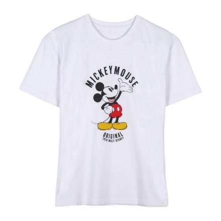 Női rövidujjú póló Mickey Mouse Fehér MOST 12367 HELYETT 6887 Ft-ért!