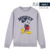 Uniszex Pulóver kapucni nélkül Mickey Mouse Szürke MOST 27062 HELYETT 13170 Ft-ért!