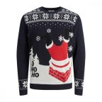   Férfi Jumper JORREXMAS Jack & Jones TREX Tengerészkék Men MOST 24750 HELYETT 15204 Ft-ért!