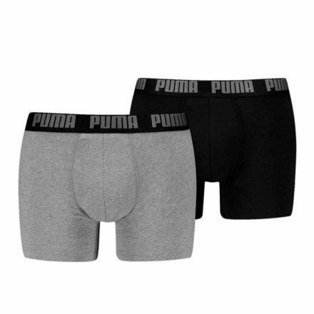 Férfi boxer alsó Puma EVERRYDAY BASIC 701226387 2 egység Fekete Szürke MOST 16242 HELYETT 10285 Ft-ért!