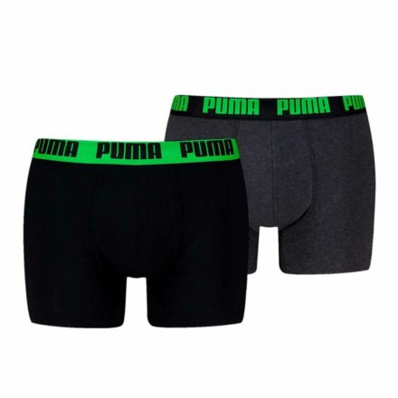 Férfi boxer alsó Puma EVERRYDAY BASIC 701226387 018 2 egység Zöld Fekete MOST 16242 HELYETT 10285 Ft-ért!