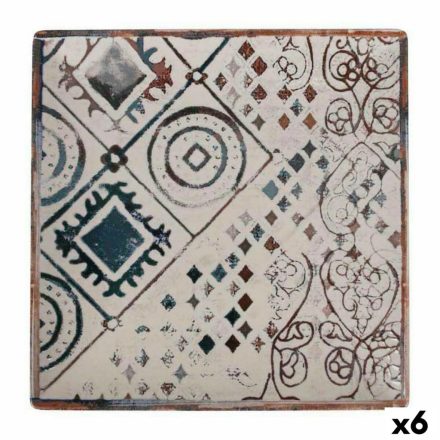 Lapos Tányér La Mediterránea Grecia Porcelán 24 x 24 x 2 cm (6 egység) MOST 18794 HELYETT 10773 Ft-ért!