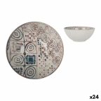   Tál La Mediterránea Grecia Porcelán Kék Barna Ø 16 x 7 cm (24 egység) MOST 47891 HELYETT 27316 Ft-ért!