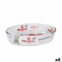   Kemencés ételeknek való tartó Quttin   Üveg Ovális 1,8 L 26,2 x 17,8 x 6,1 cm (6 egység) MOST 25430 HELYETT 14642 Ft-ért!