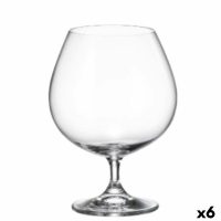   Pohárkészlet Bohemia Crystal Clara Konyak 690 ml 6 egység 4 egység 7,5 x 12 x 16 cm MOST 60420 HELYETT 33104 Ft-ért!