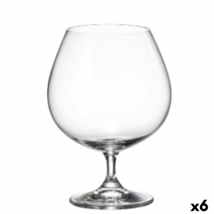 Pohárkészlet Bohemia Crystal Clara Konyak 690 ml 6 egység 4 egység 7,5 x 12 x 16 cm MOST 60420 HELYETT 33104 Ft-ért!