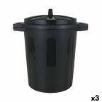   Szemetes Kuka Dem 50 L Fekete 55 x 41 x 54 cm (3 egység) MOST 21602 HELYETT 13146 Ft-ért!