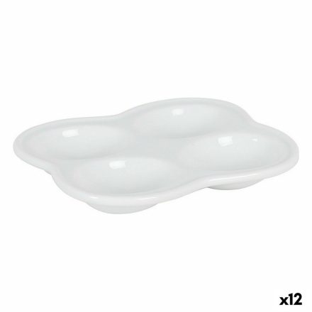 Snack tálca Inde Porcelán 15 x 12 x 2 cm (12 egység) MOST 20975 HELYETT 8466 Ft-ért!