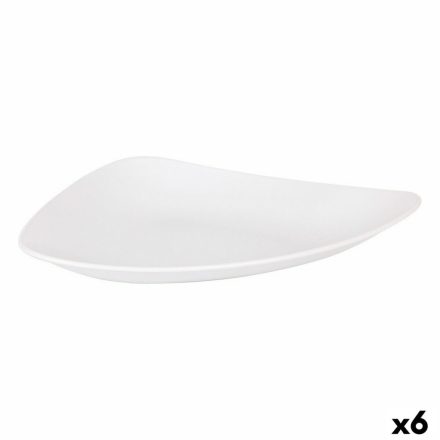 Lapos Tányér Inde Vedone Porcelán Fehér 31 x 25 x 4 cm (6 egység) MOST 38517 HELYETT 12592 Ft-ért!