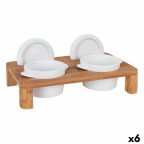   Állvány Inde Lábas x 2 Bambusz Porcelán 29 x 18 x 6 cm (6 egység) MOST 102603 HELYETT 33443 Ft-ért!